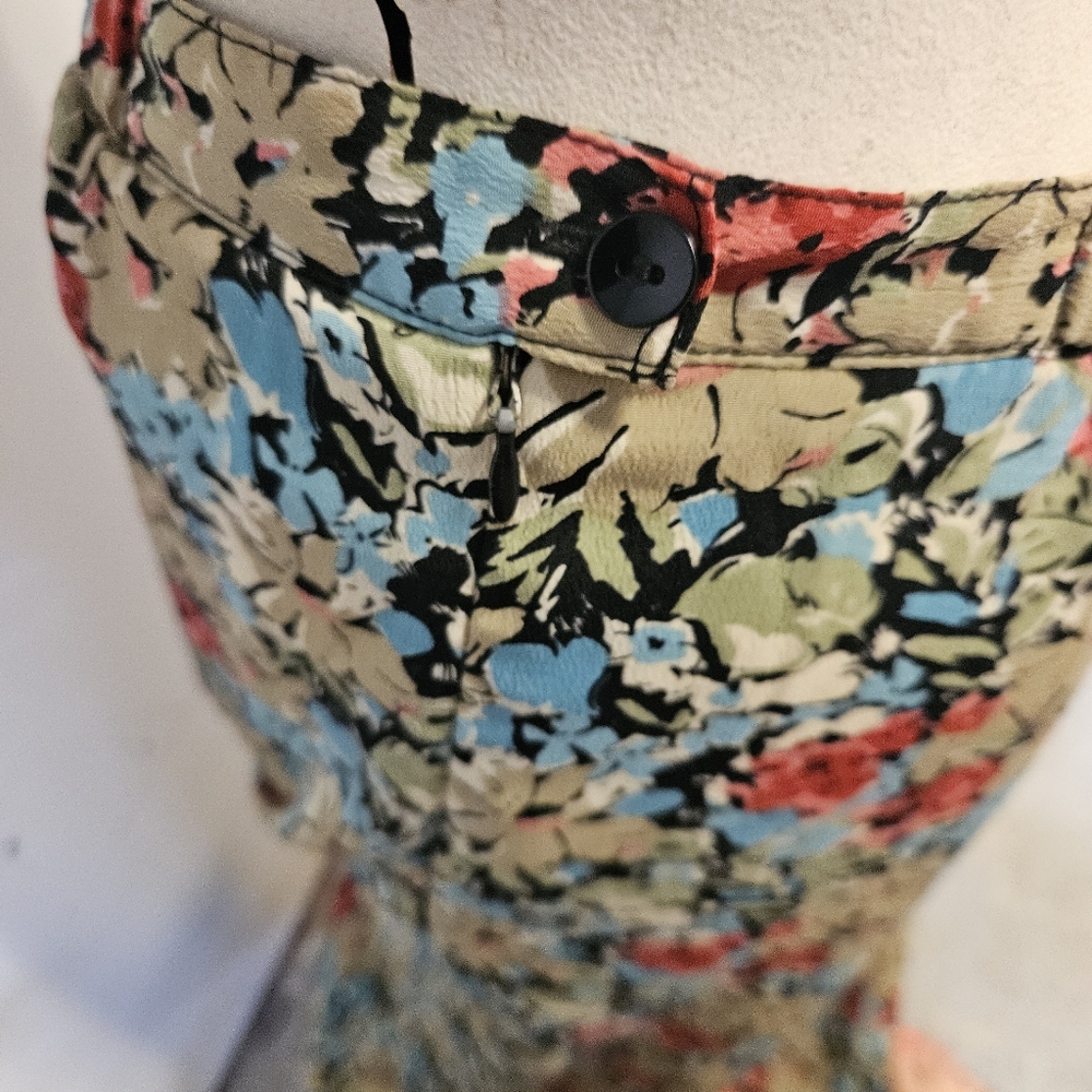 Beutiful Kathy Lee Maxi Floral Skirt Sz 6 - Picture 5 of 7